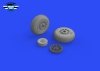 Eduard 648988 P-51B / C wheels cross tread EDUARD 1/48